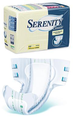 Pannolone per incontinenza a mutandina serenity classic super taglia medium 30 pezzi