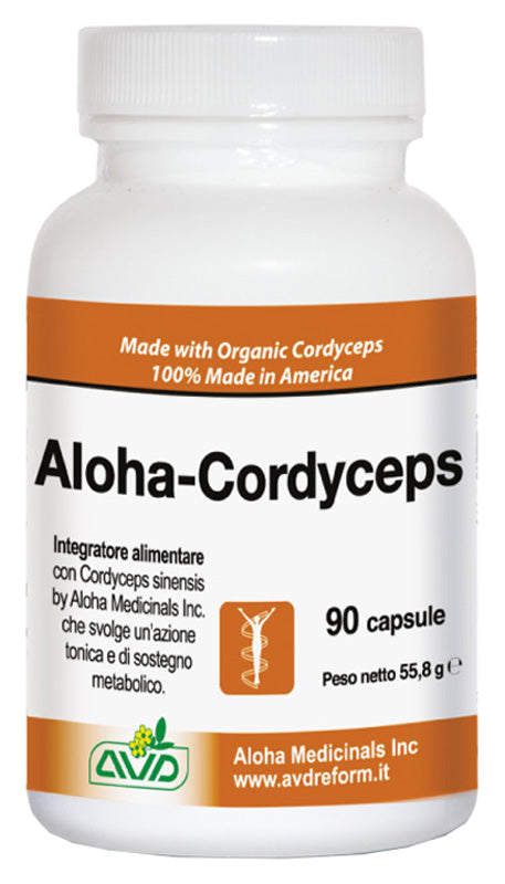 Aloha cordyceps 90 capsule flacone 55,8 g