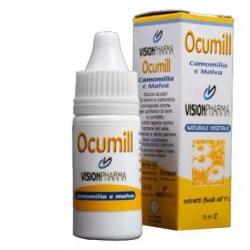 Soluzione lubrificante ocumill camomilla malva 15 ml