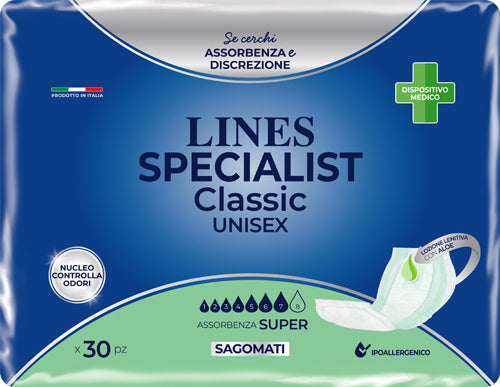 Lines clas sagomato super 30pz