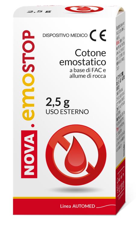 Cotone emostatico nova emostop